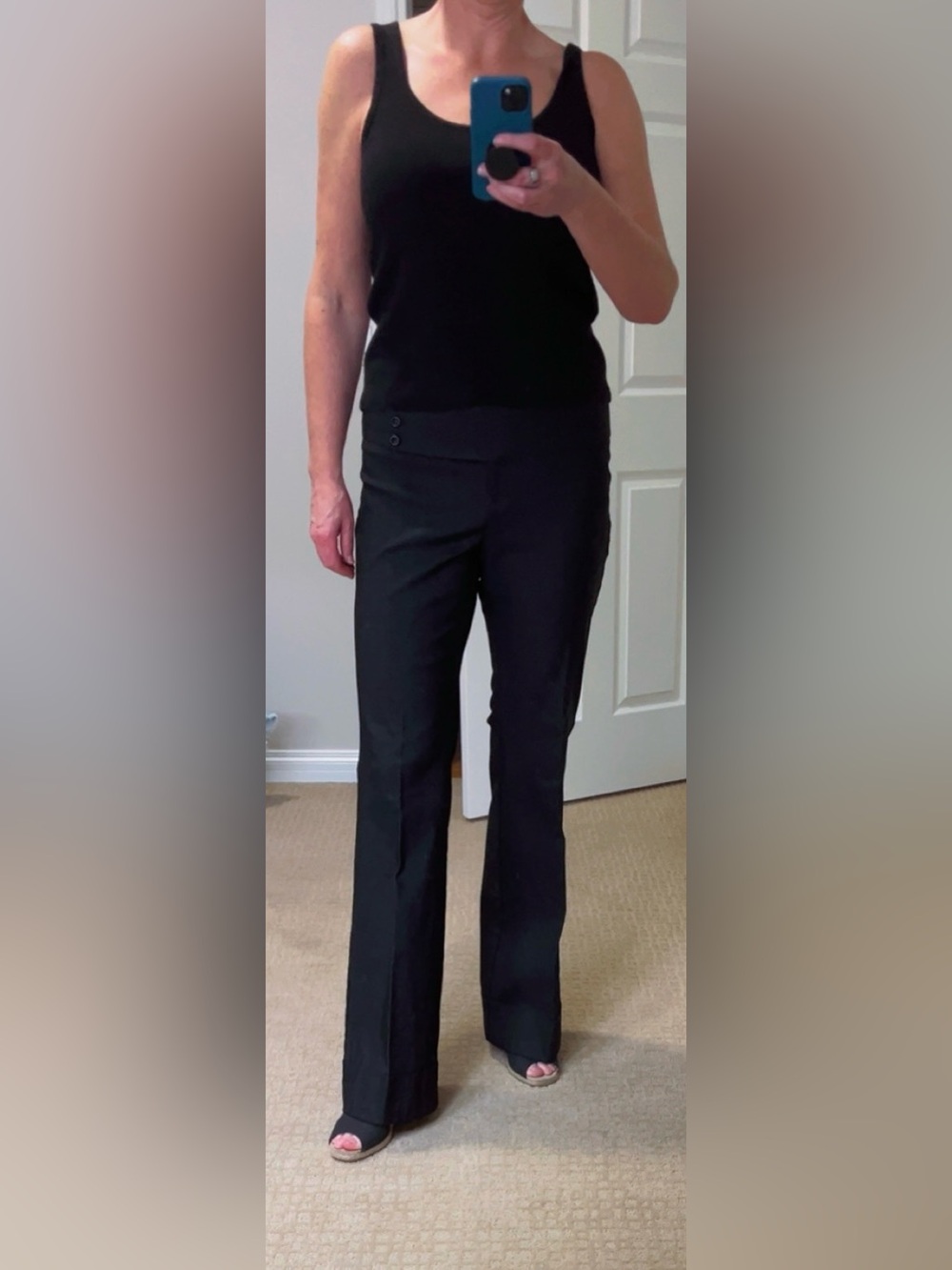 Ricki's Preferred Black Pinstripe Dress Pants